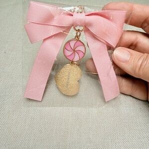 2026 China Starbucks Valentines Day Sweet Bow Keychain